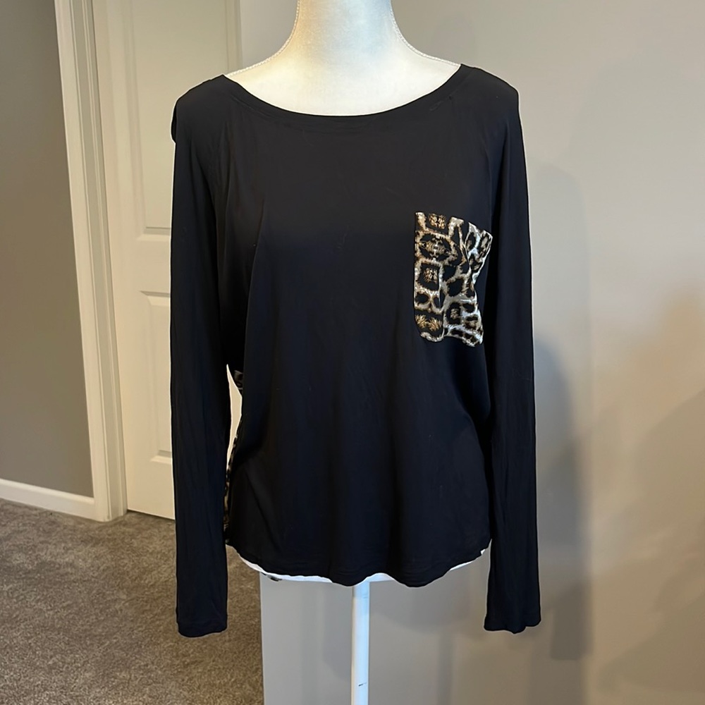 Venus Leopard Top - Size Large